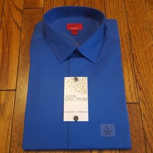 Alfani Spectrum Slim Fit Dress Button Down shirt